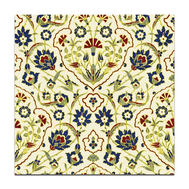 300x300mm Cream Multicolour Floral Tiles TQ39-CN33G55