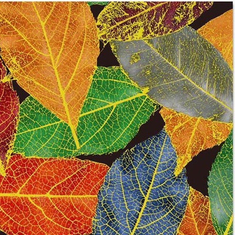 300x300mm Multicolour Botanical Leaves Tiles TQ39-CN33G61