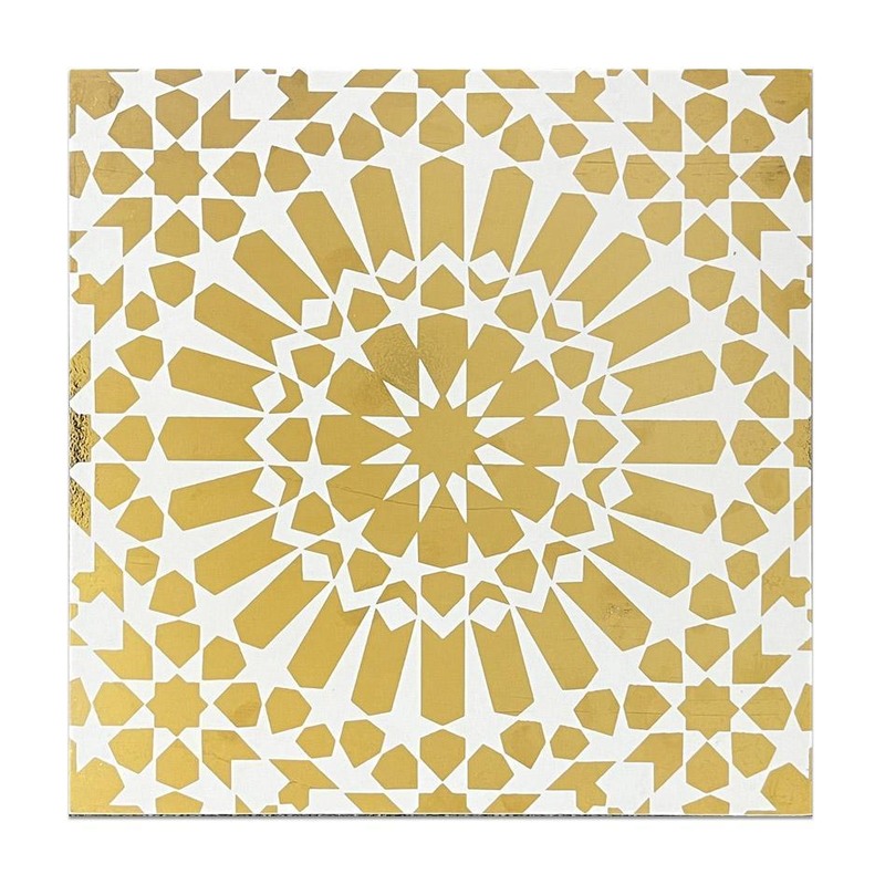 300x300mm Gold Tone Mosaic Star Tiles TQ39-MOSC29824
