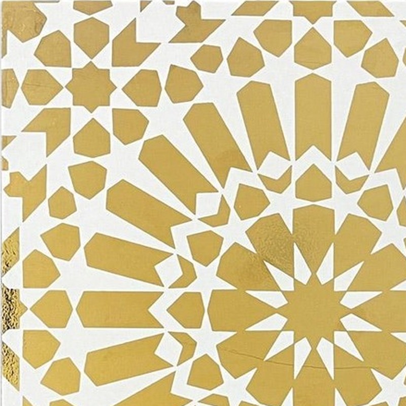300x300mm Gold Tone Mosaic Star Tiles TQ39-MOSC29824