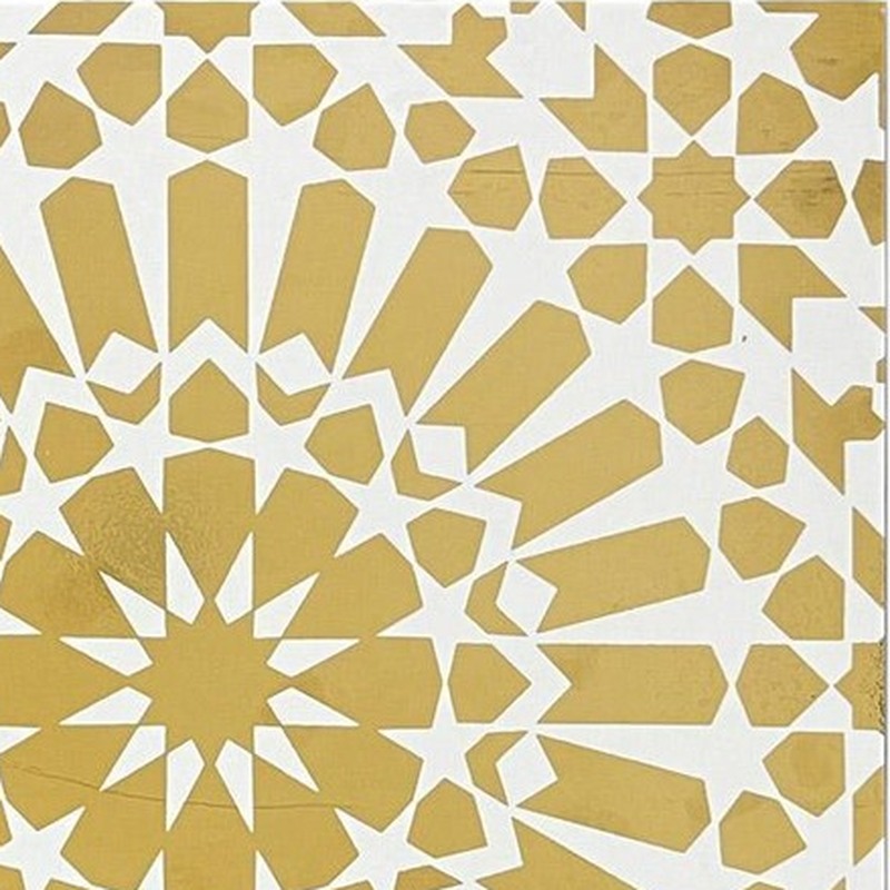 300x300mm Gold Tone Mosaic Star Tiles TQ39-MOSC29824