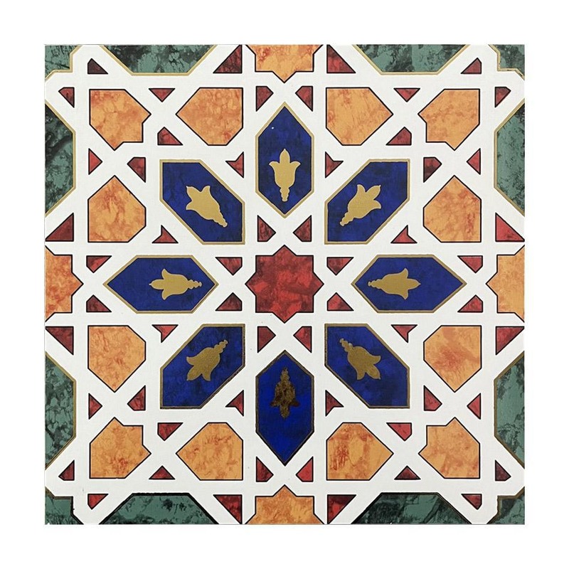 300x300mm Multicolour Geometric Star Tiles TQ39-MOSC29828