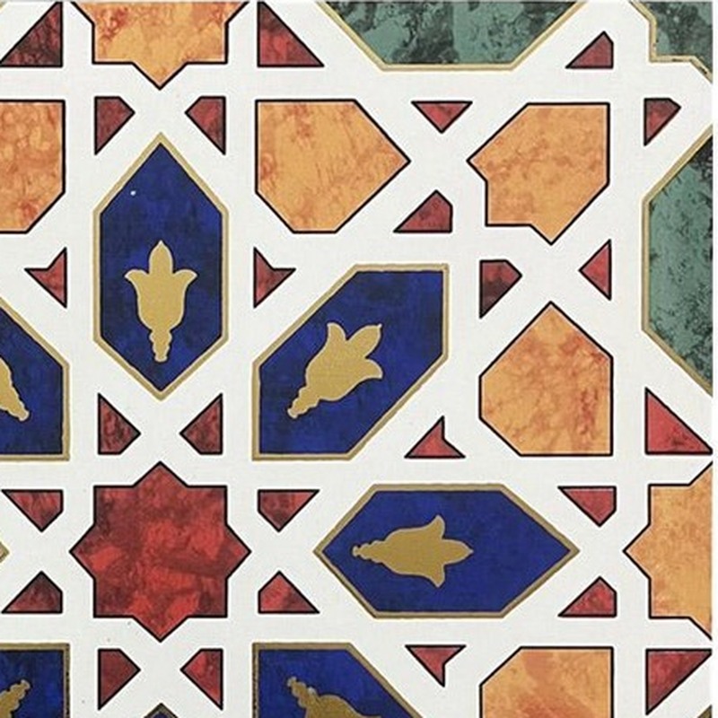 300x300mm Multicolour Geometric Star Tiles TQ39-MOSC29828