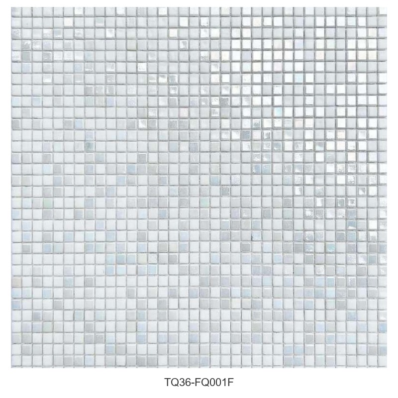 Pearl White Square Mosaic Tiles TQ36-FQ001F