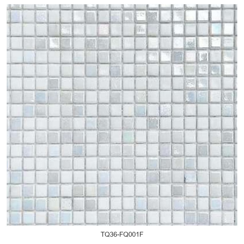 Pearl White Square Mosaic Tiles TQ36-FQ001F
