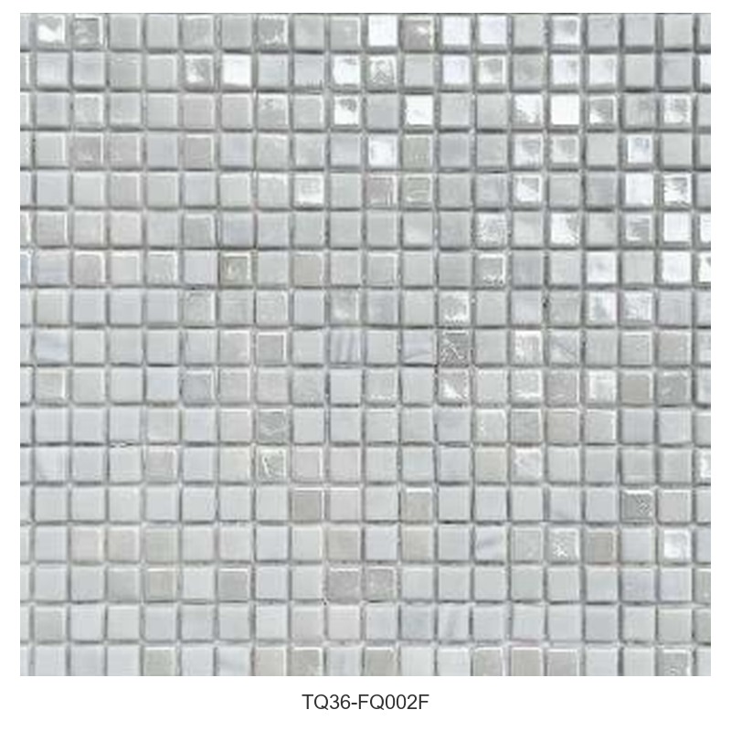 Silver Grey Square Mosaic Tiles TQ36-FQ002F
