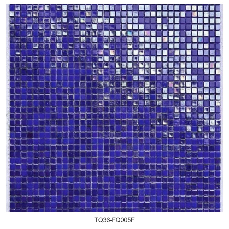 Royal Blue Square Mosaic Tiles TQ36-FQ005F