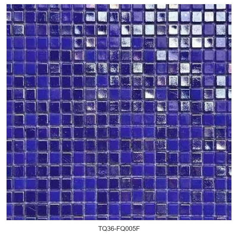 Royal Blue Square Mosaic Tiles TQ36-FQ005F