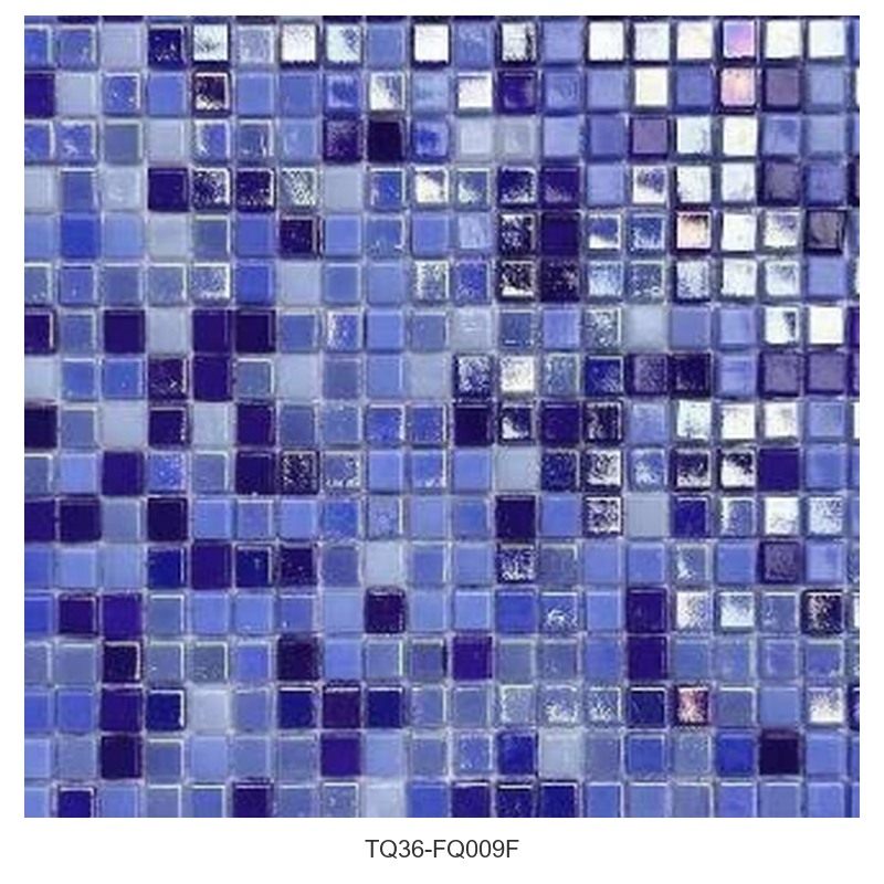 Blue Lilac Mix Square Mosaic Tiles TQ36-FQ009F