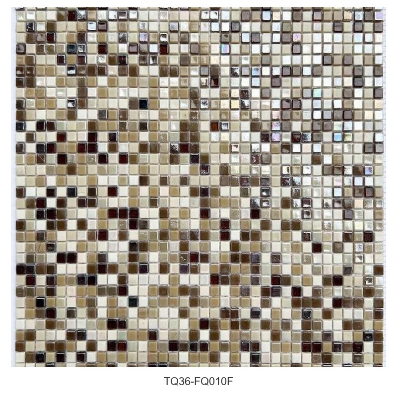 Brown Beige Mix Square Mosaic Tiles TQ36-FQ010F