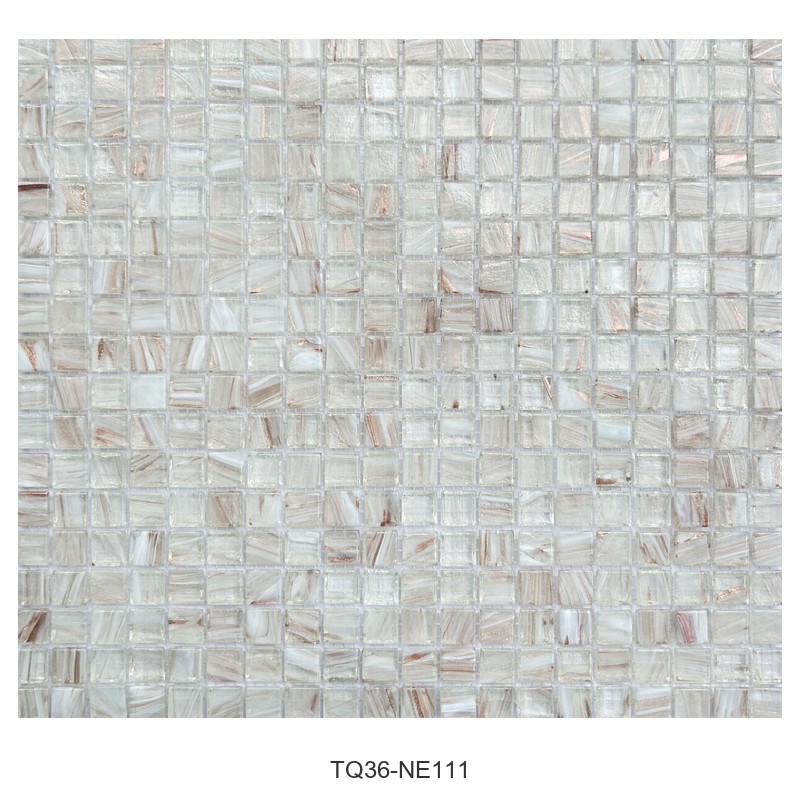 Pearl White Ice Flower Glass Mosaic Tiles TQ36-NE111