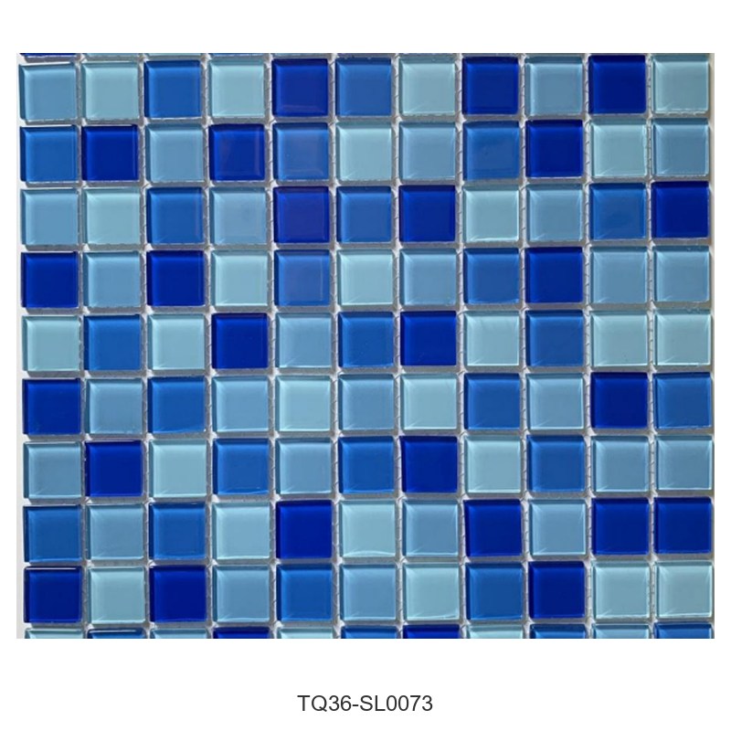 Blue Mix Classic Glass Mosaic Tiles TQ36-SL0073
